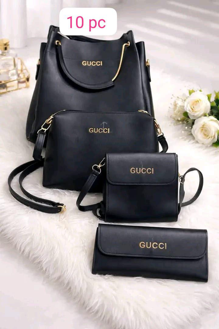 4 PCS FASHIONABLE WATERPROOF LADIES COMBO BAG SET